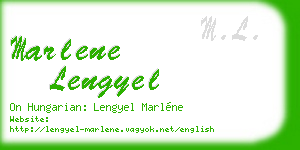 marlene lengyel business card